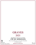 Graves Rouge 2021 — étiquette de base