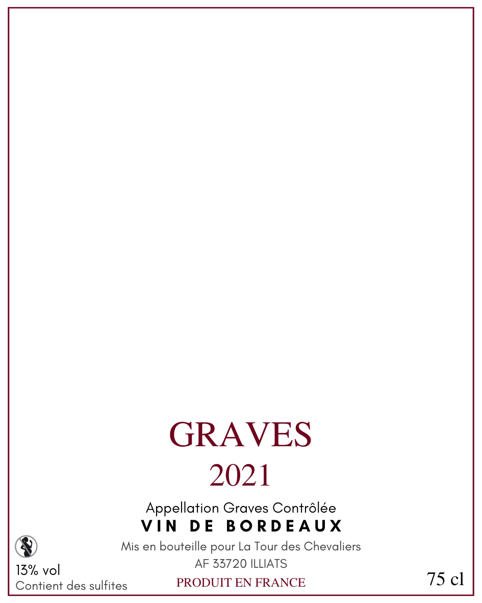 Graves Rouge 2021 — étiquette de base