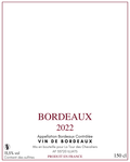 Magnum Bordeaux Rouge 2022 — étiquette de base