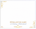 Pétillant du Gary — étiquette de base