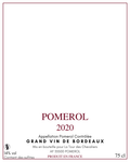 Pomerol Rouge 2020 — étiquette de base